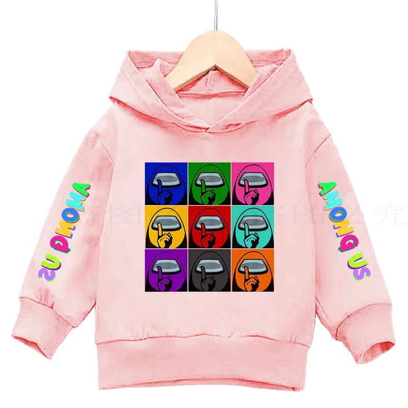 

Among Us Hoodie children Long-sleeved Sweatshirt Spring Winter Tops Coat Unisex Loose Pullover Children Clothes Sweatshirts for