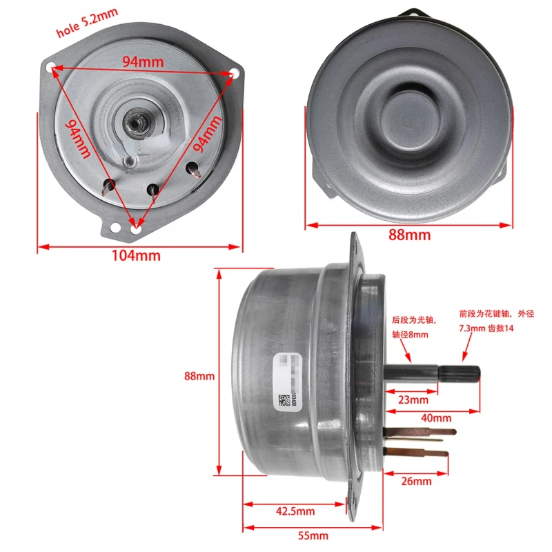Высокомощный бесщеточный двигатель постоянного тока 12 В высокий крутящий момент