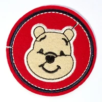 1x smiley bear embroidered iron on patch sew on badge emblem logo %e2%89%88 7 cm