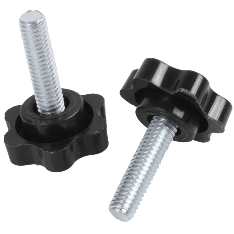 

Plastic Head Screw On Screw Handle M6 Male Thread 23mm diameter 2 pieces