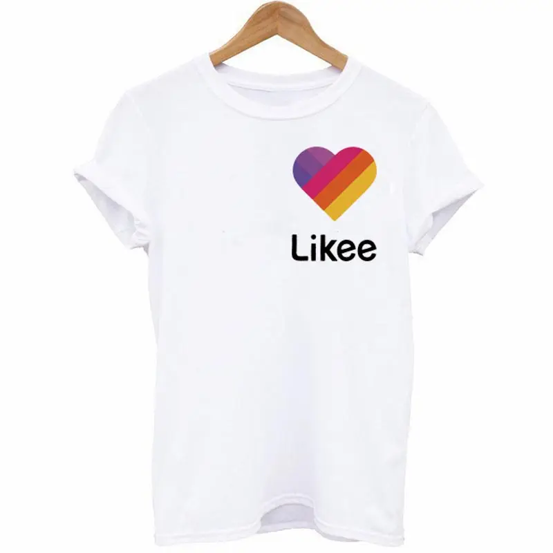 Likee app нашивки наклейки на одежду термочувствительные DIY женские футболки толстовки гладить на переводах для одежды Радуга Сердце Патч