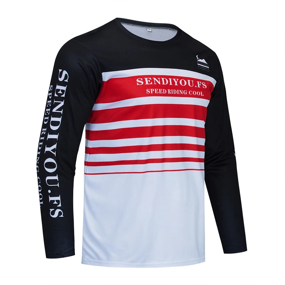 2020 велосипедная футболка профессиональная с длинным рукавом для горных