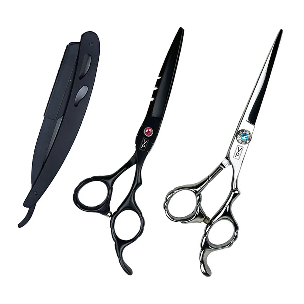 

Профессиональные парикмахерские инструменты 6 дюймов 440C ножницы для волос японские ножницы для волос ножницы для парикмахерской инструмен...
