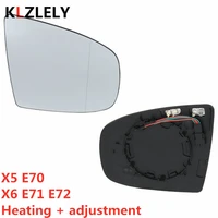 o for bmw x5 e70 x6 e71 e72 side rearview wing side mirror glass heated adjustment 51167174981 51167174982