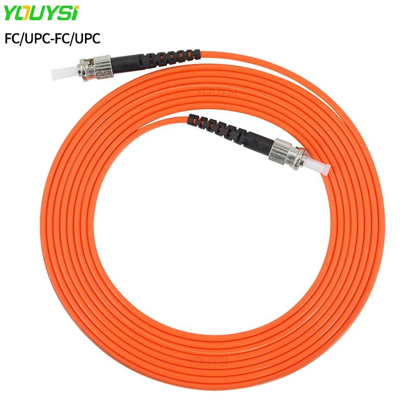 YOUYSI ST/UPC-ST/UPC Fiber Patch Cable ST-ST Multimode Fiber Jumper MM Simplex OM1/OM2 1m 2m 3m 5m 10m