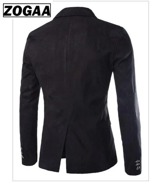 ZOOGAA/Лидер продаж Новое поступление модный Блейзер повседневный мужской пиджак