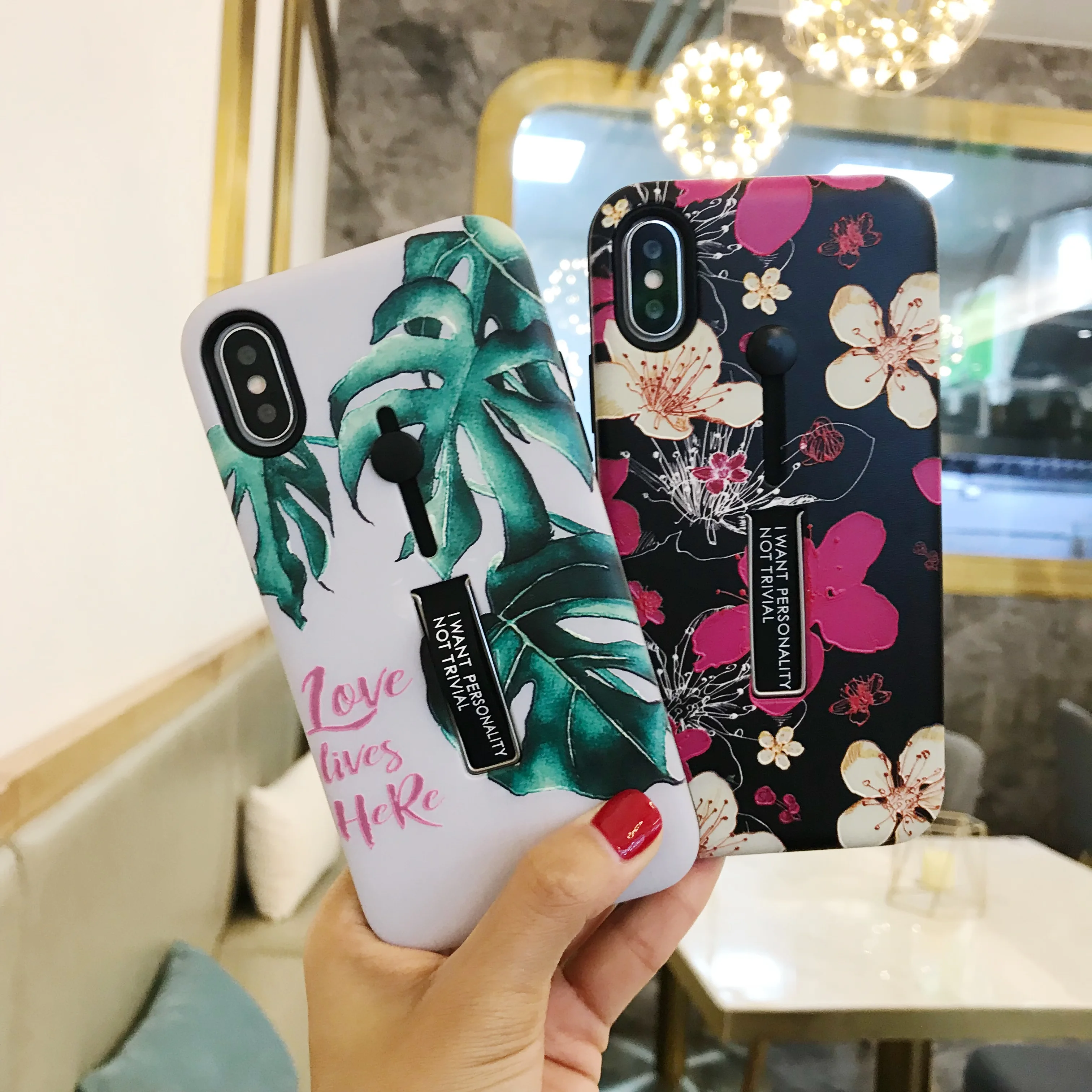Чехол для Iphone 7 Xr 6s 6 8 Xs Max X модные фрукты динозавр петля кольцо телефонные чехлы Plus