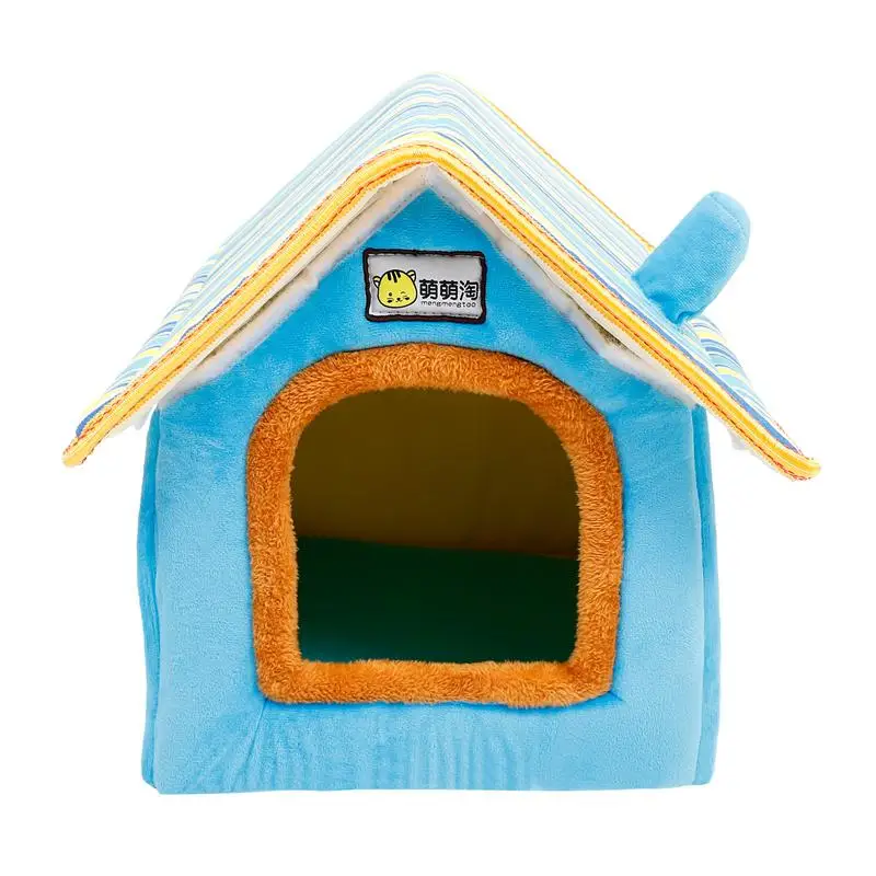 Warm Pet House Winter Pet House Pet Chimney House Washable Cat Supple Pet Puppy Nest Cat Sleeping Bed Pet Sleeping Nest
