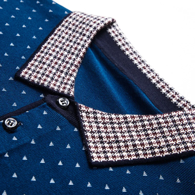 Брендовые свитера поло для мужчин осень зима пуловер вязаный свитер s Точка