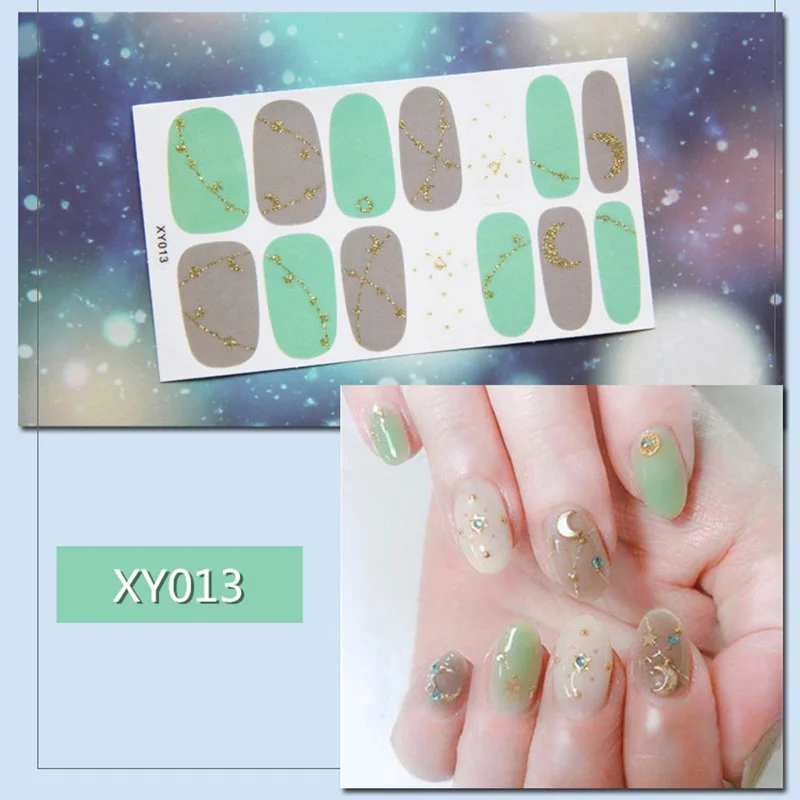 Лучшие наклейки для нейл-арта DIY декоративные Звезда Луна маникюрные аксессуары