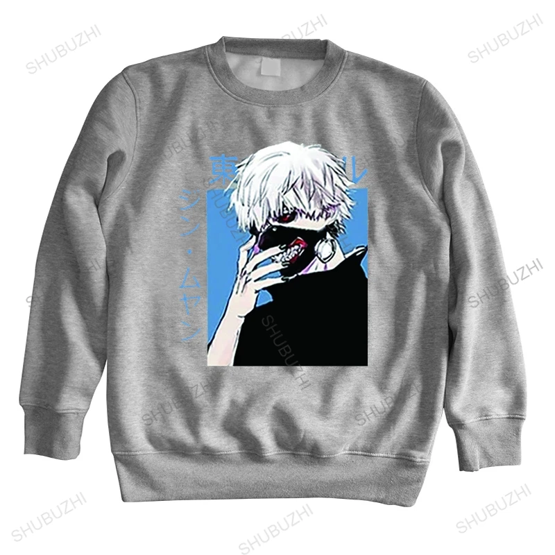 

Уличная одежда Аниме Токийский Гуль с принтом осенние толстовки с круглым вырезом забавные удобные повседневные хлопковые топы большого р...