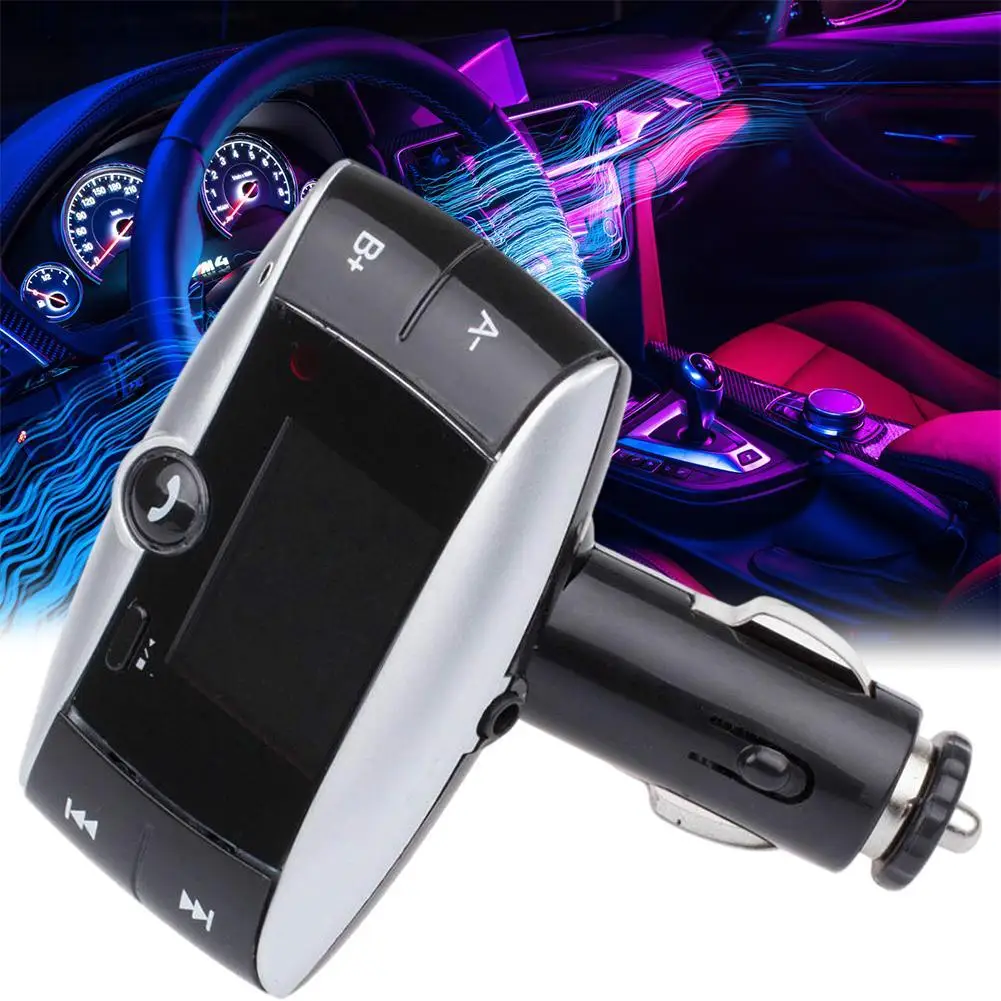 Bluetooth беспроводной FM трансмиттер модулятор Автомобильный комплект MP3 плеер SD USB