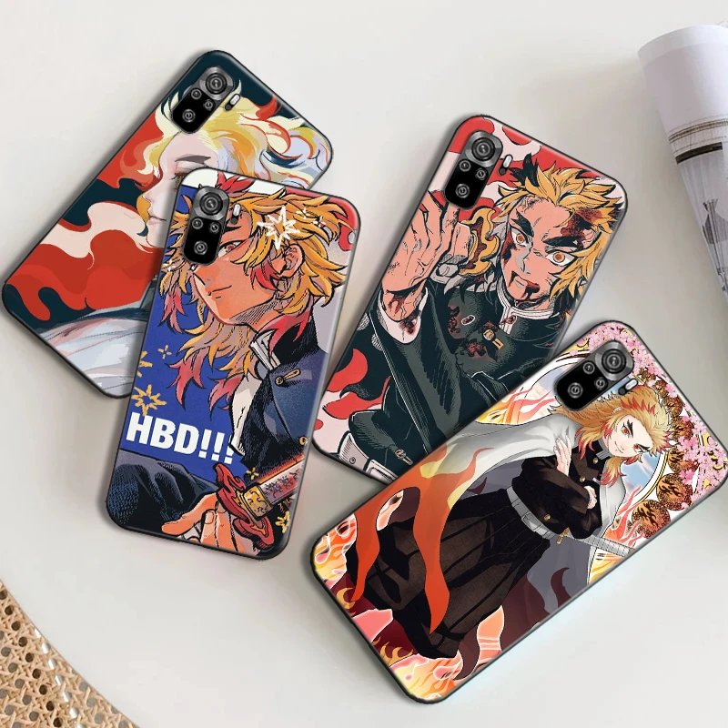 

Demon Slayer Phone Case For Xiaomi Redmi 10X 4G5G Pro 5G Note 10 10 Pro 10T 5G 10S 10 5G Kamado Nezuko Back Cover Soft TPU Funda
