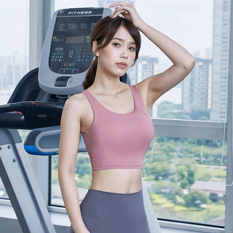 Sexy Women Sports Bras Breathable Cross Back Yoga Bra Nylon Elasticity Fitness Gym Female Underwear Push Up Workout Bra Crop Top