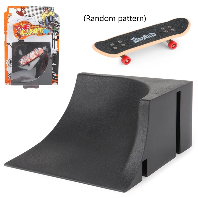 

Fingerboard Rail Park Stair Kit Stairs Mini Skateboards for Kids Skateboard Training Mini Board Game