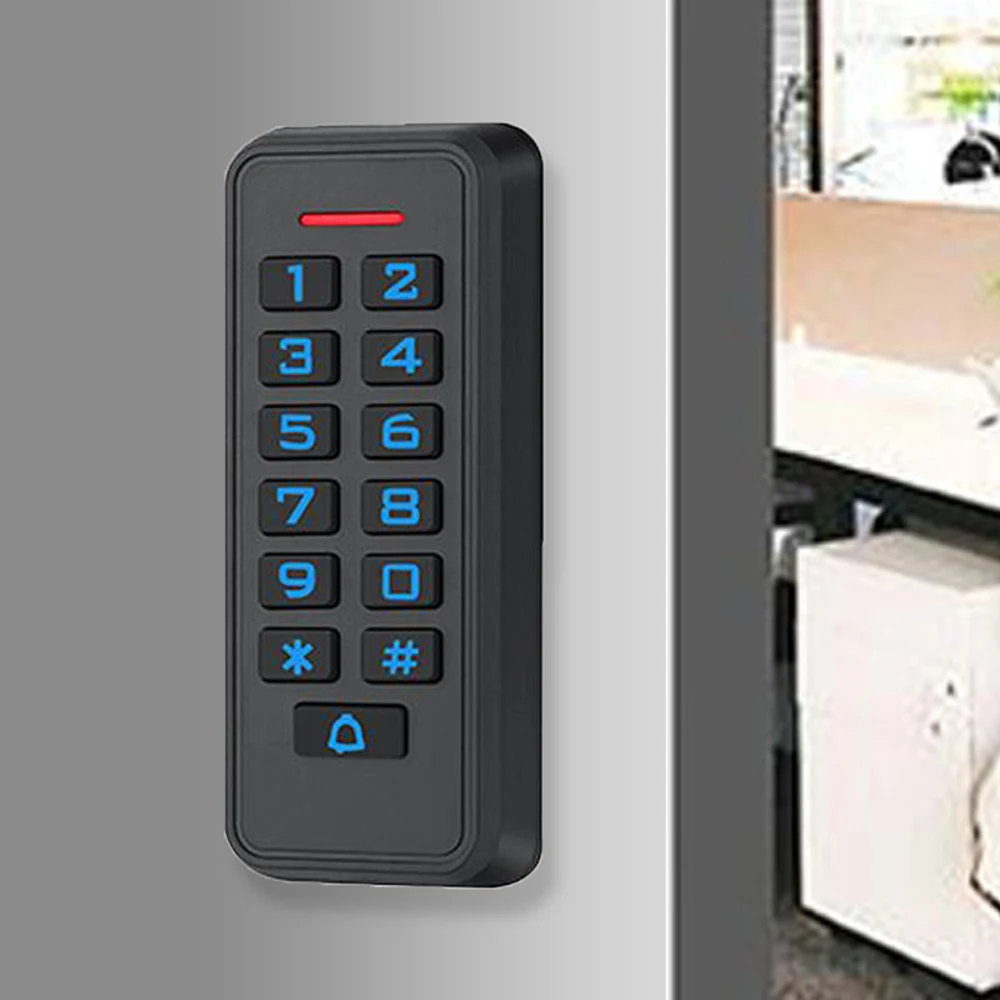 Водонепроницаемая клавиатура дверной замок с RFID-картой подсветка входной двери