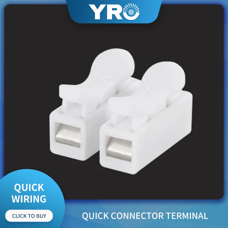 

10PCS Wire connector Conector PCT series quick connection terminal PCT CH-2 Connector Termianl Gray