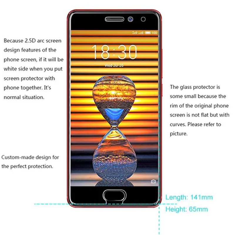 Защитное стекло закаленное 9H HD для Meizu MX6 MX5 MX4 1 шт./2 шт.|Защитные стёкла и плёнки