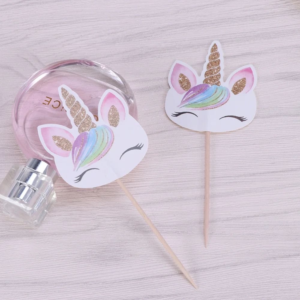 

48pcs Cake Cupcake Toppers Picks Adorable Cake Decorating Supplies for Kids Children Birthday Party