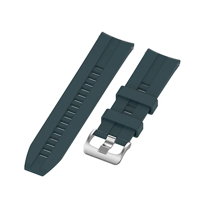 Ремешок 22 мм для Xiaomi Huami Amazfit GTR 47 мм ремешок для часов Wirstband Silione браслет для Amazfit Pace/Amazfit slatos 2/2S ремешок - Цвет: Dark Green