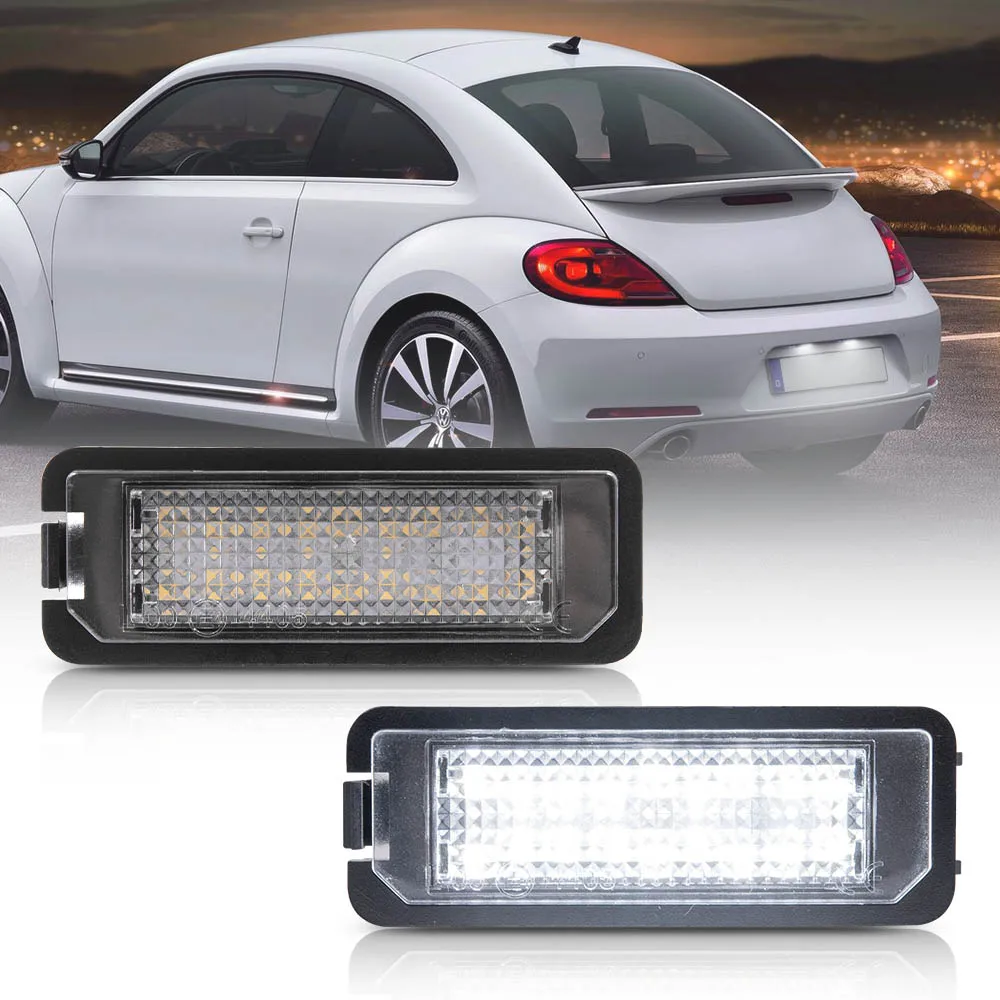 Автомобильный светодиодный номерной знак светильник лампы для Volkswagen VW Beetle MK5 GTI MK6 MK7 Golf 5 Glof 6 Golf 7 Porsche 911 987 997 958