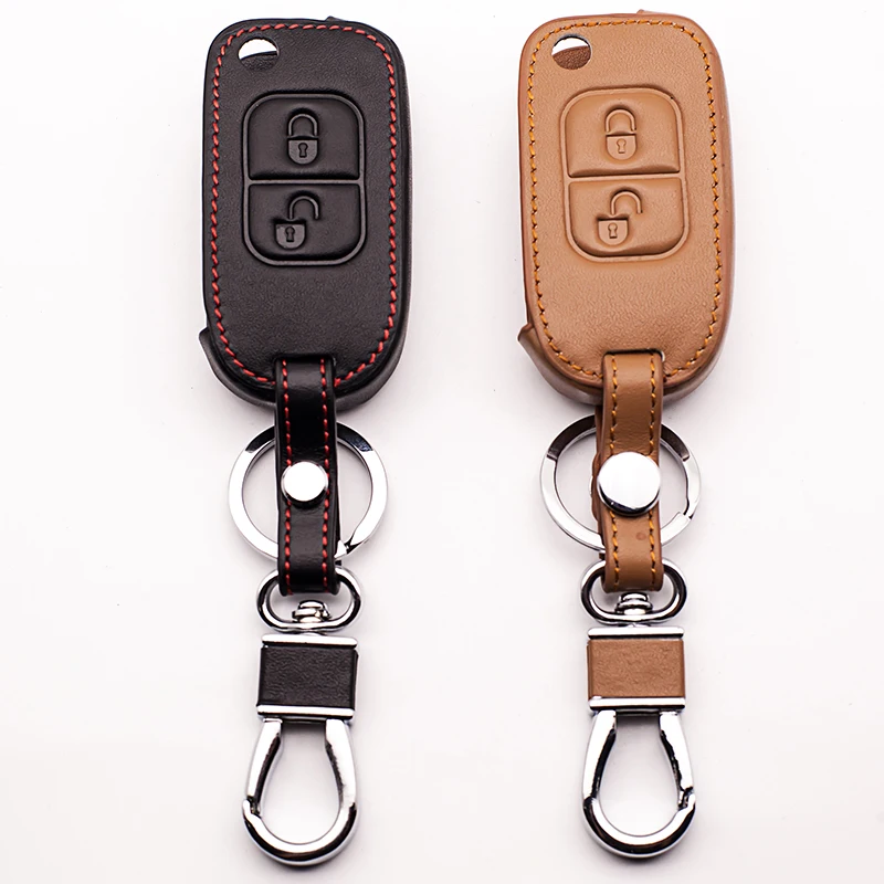 Кожаный чехол для автомобильных ключей 100% клавиатуры Mercedes Benz E113 A C E S D05 W202 W203 W168