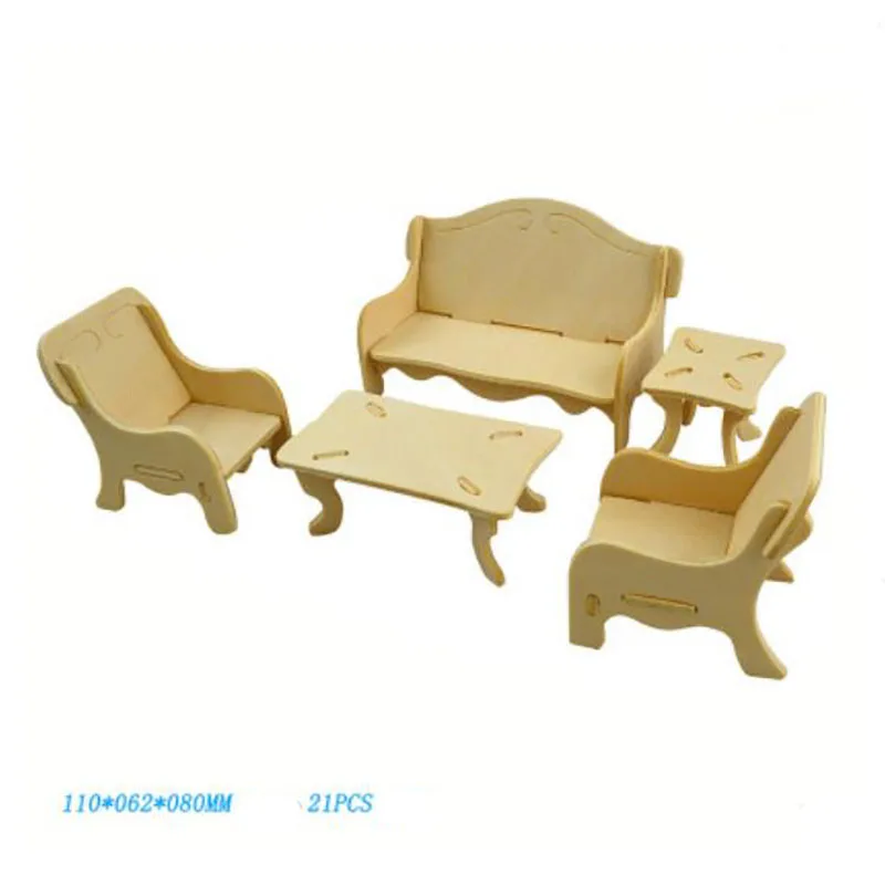 QUINEE OX пианино кровать шкаф деревянный моделирование DIY 3D деревянная головоломка
