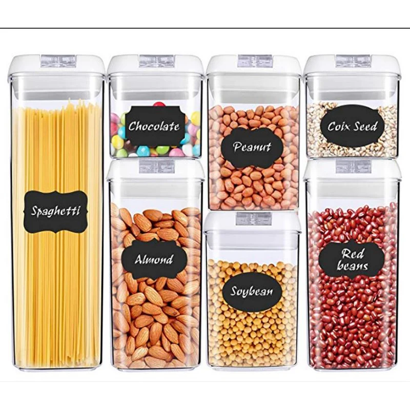 Набор покупок [отправить 1 наклейку + ручку] контейнер для хранения пищи акриловый