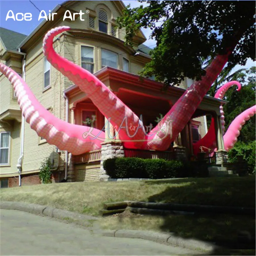 Гигантские надувные щупальца осьминога 2 шт. гелевые ножки для рыб персонаж