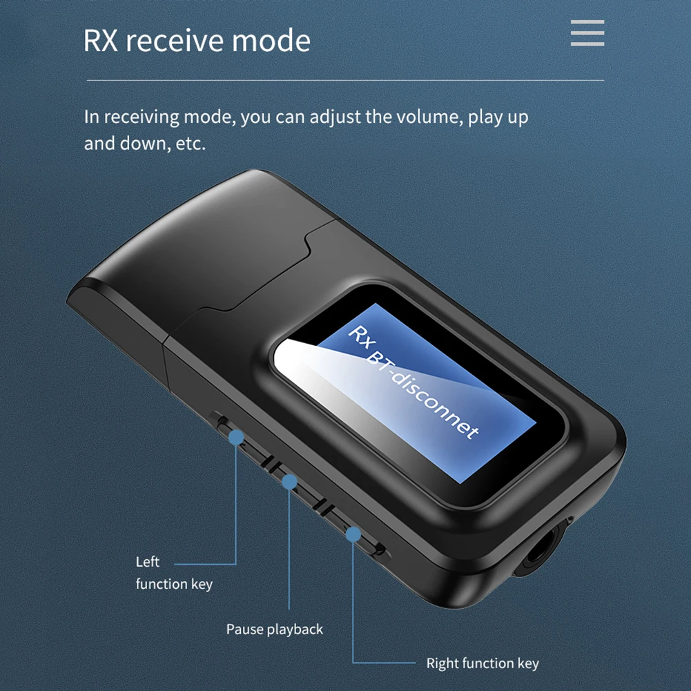 USB Bluetooth 5 0 чип более быстрый и стабильный беспроводной светодиодный адаптер ключ