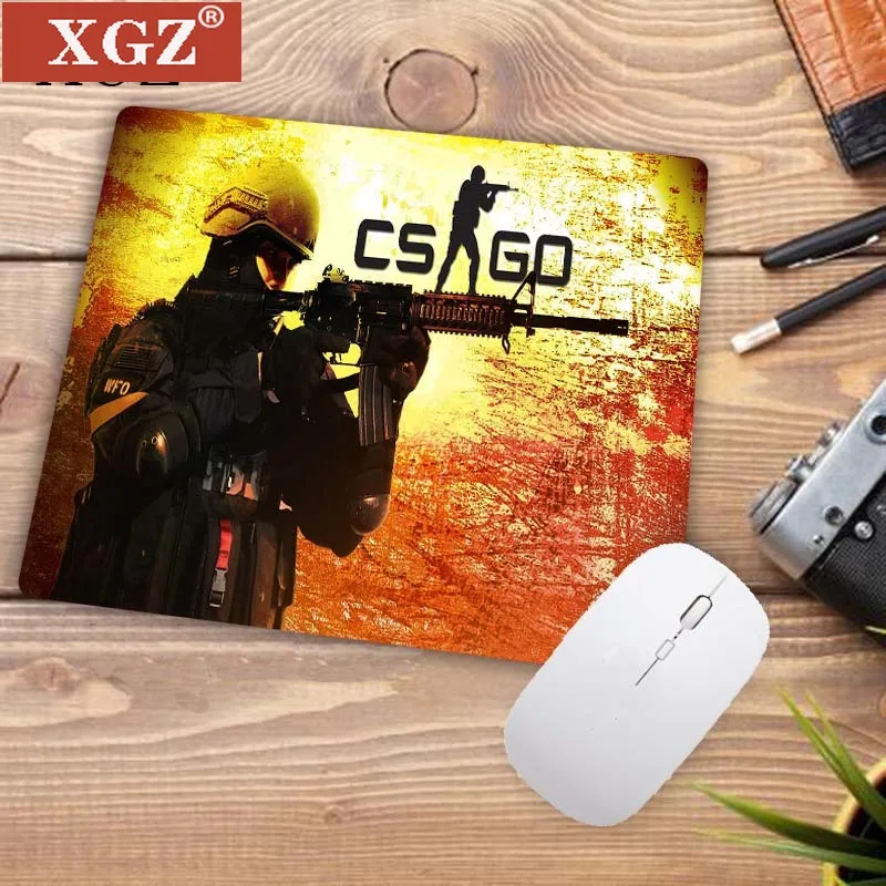 Коврик для мыши Xgz 180x220 мм CS GO милый компьютерный коврик и дизайнерский стол с