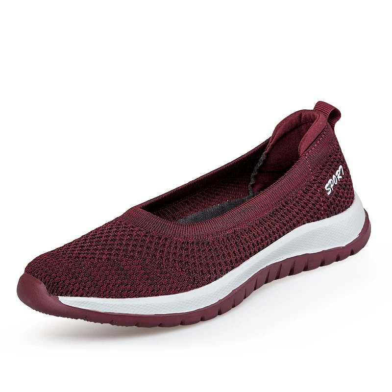 Женские кроссовки из дышащего сетчатого материала удобные легкие для занятий