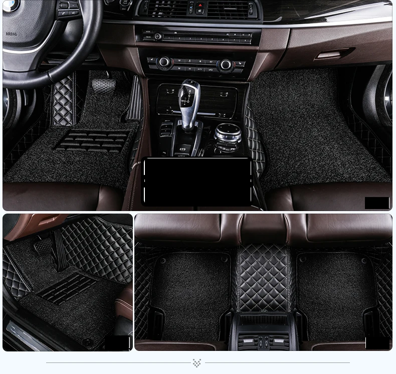 

leather car floor mat rug carpet for toyota honda mazda nissan volkswagen bmw audi interior styling boot