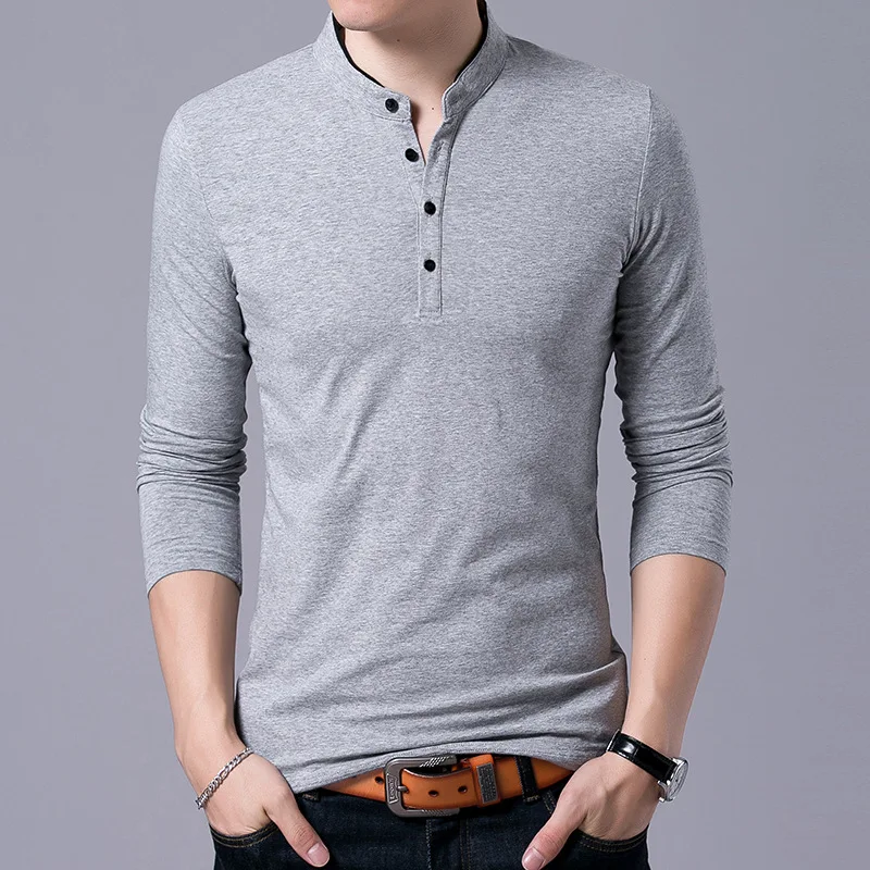 Новинка 2020 Молодежная мужская хлопковая футболка с длинным рукавом корейский