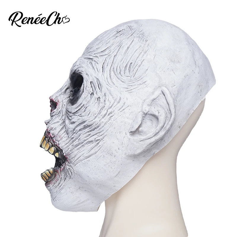 Reneecho Adult Zombie Costume Voldemort Mask Misfits Men Fiend Masks Halloween Accessories |