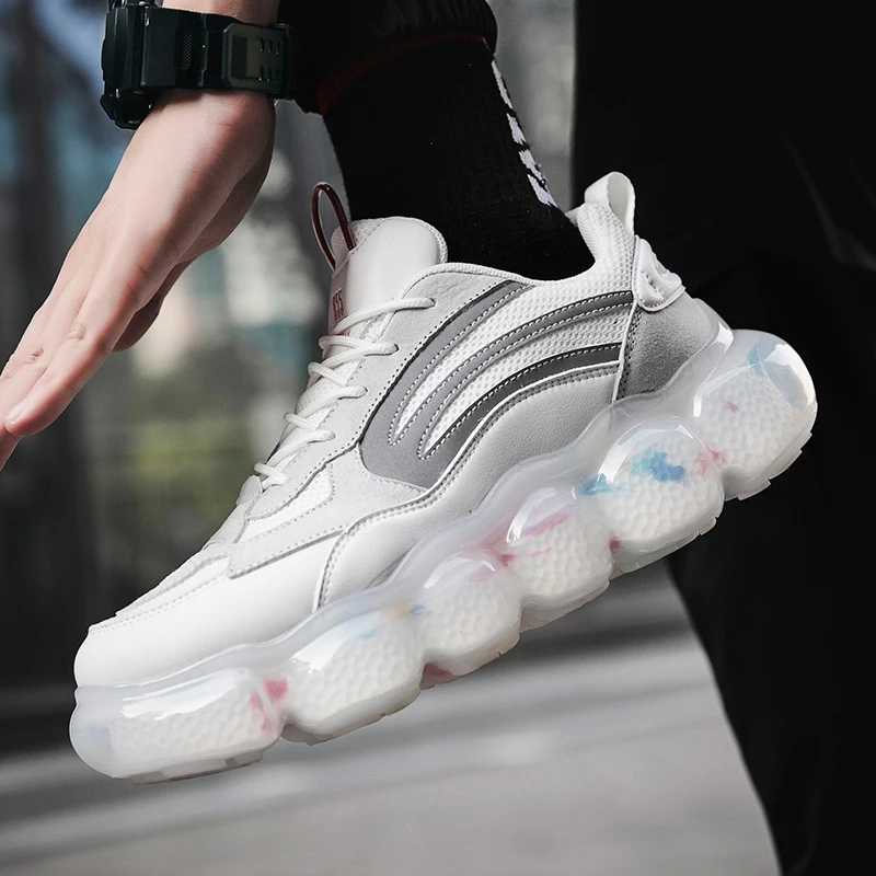 Новинка Обувь из сетчатого материала Для мужчин кроссовки дышащие мягкие