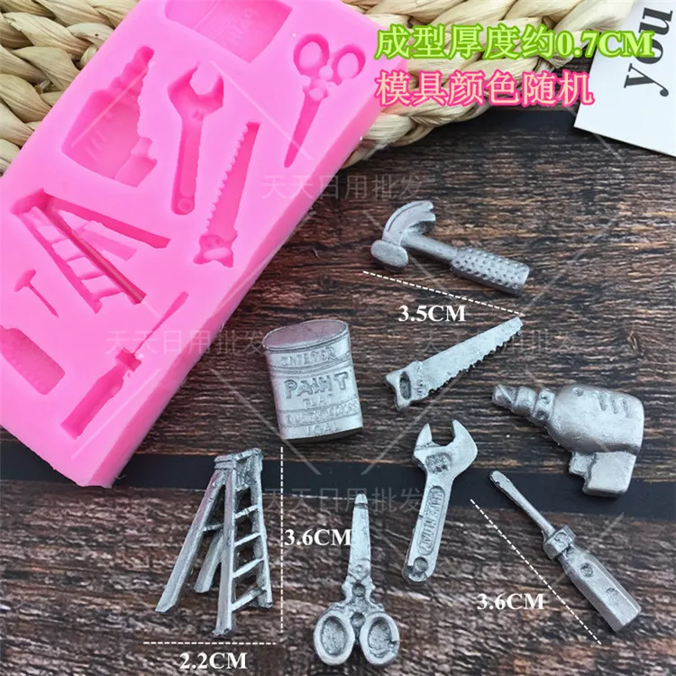 Инструменты для ремонта сделай сам силиконовая форма гаечный ключ гаджет