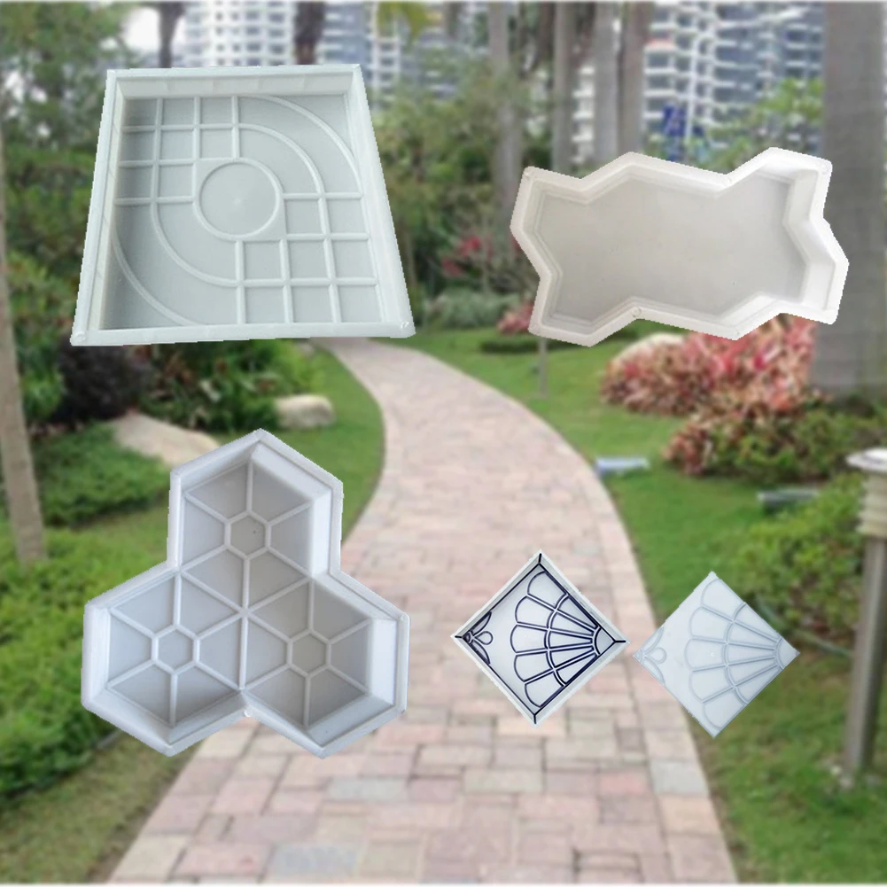 Каменная дорога легкий декор садовая дорожка дома вручную DIY цементный кирпич