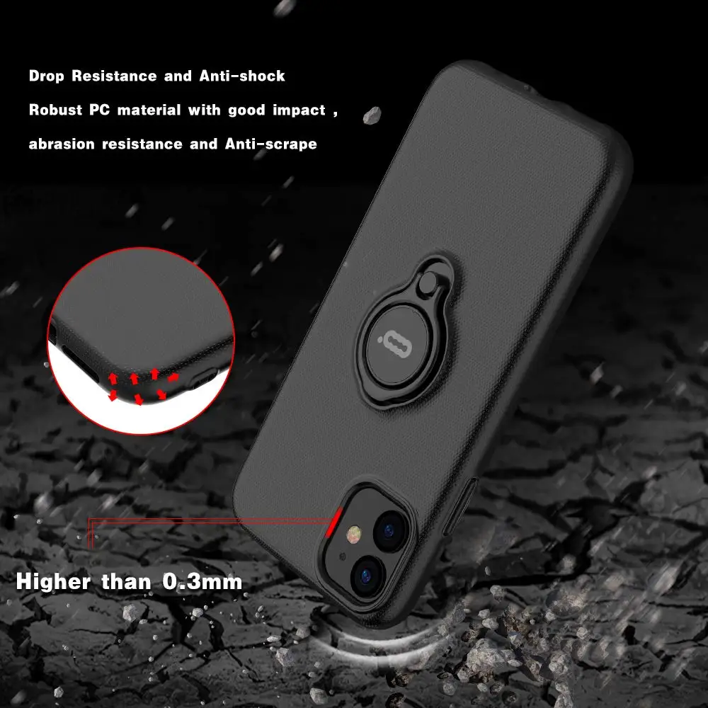Магнитный кольцевой чехол для телефона для iPhone 11 Pro Max X XS XR XS MAX, автомобильный Магнитный чехол с поворотом на 360 для iPhone11 Pro, чехол