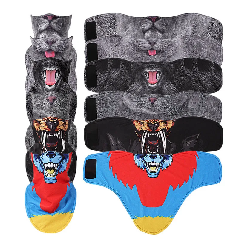 Рисунок 3 - Зимний флисовый лыжный шарф с 3D изображением животных