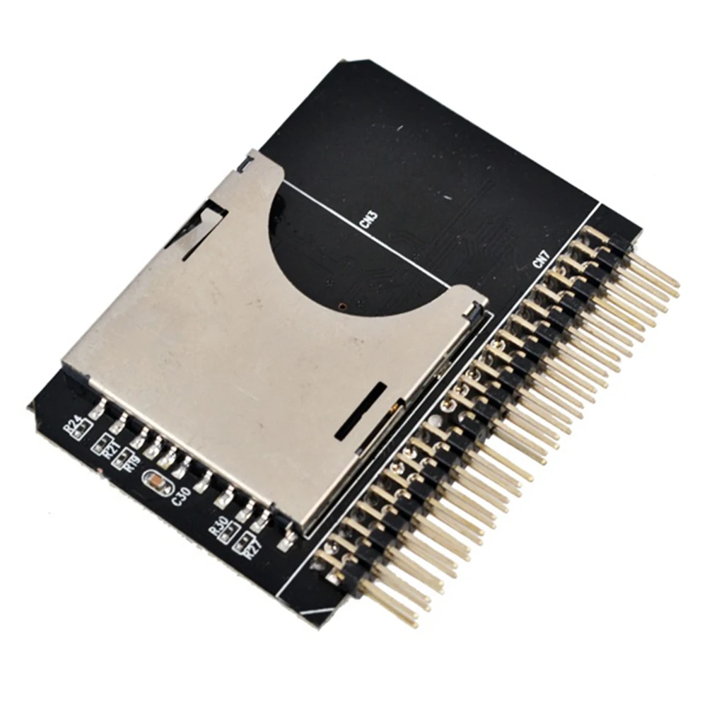 Kebidu SD к IDE/SATA 2 5 &quot44 штырьковыми разъемами Micro SDHC/SDXC/MMC для дюймов 44pin Мужской