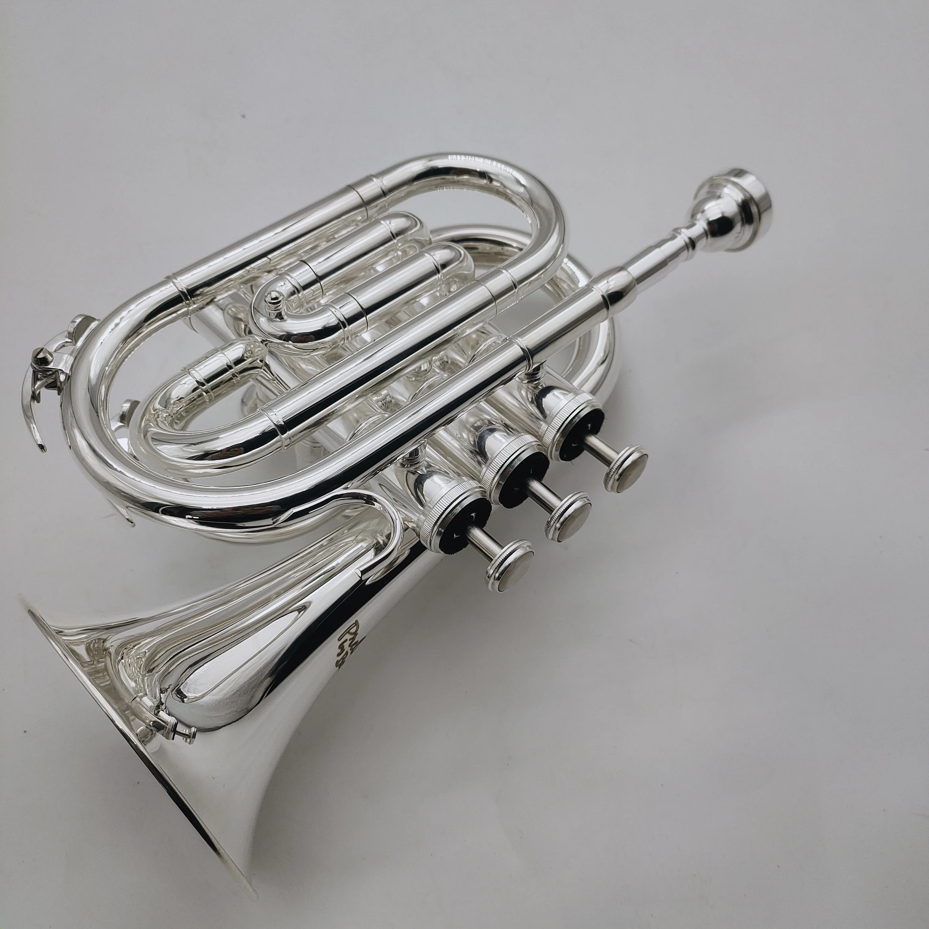 Профессиональный музыкальный инструмент Bach TR6500 Bb карманная труба с серебряным