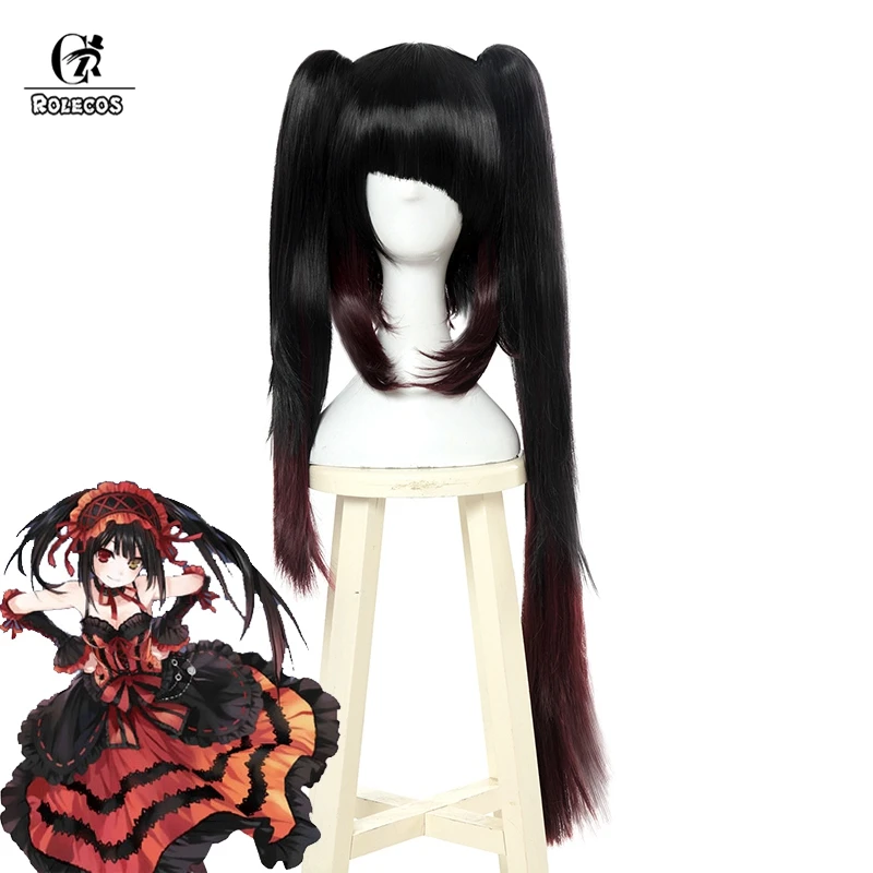 ROLECOS аниме Дата а живой косплей парик Куруми токисаки Косплей длинный хиар