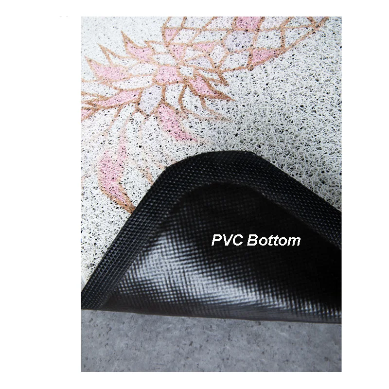 ПВХ проволочный дверной коврик водонепроницаемый пыленепроницаемый для входной