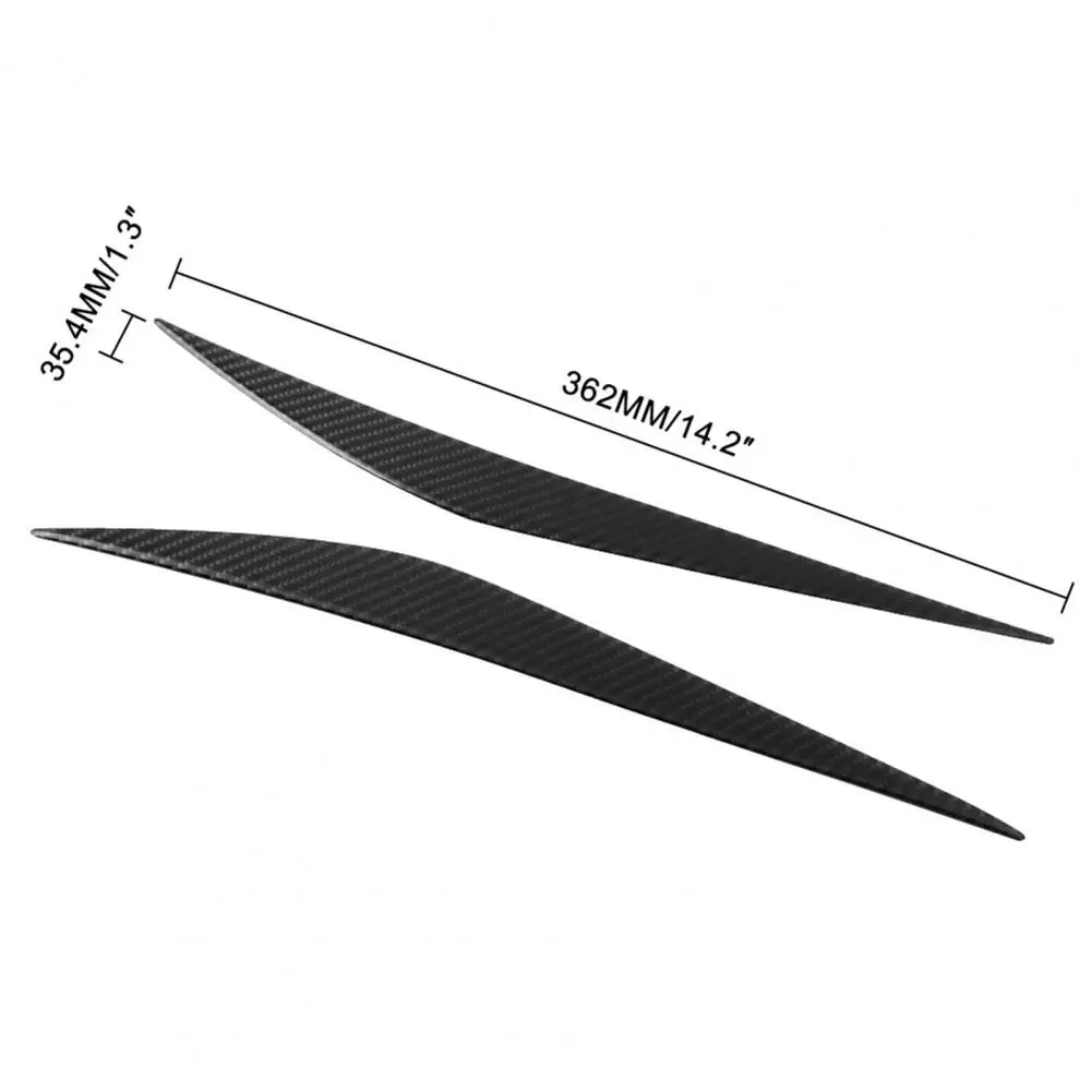 

2Pcs Car Headlight Eyebrow Cover Sticker Auto Outside Decor for BMW 3 Series F30