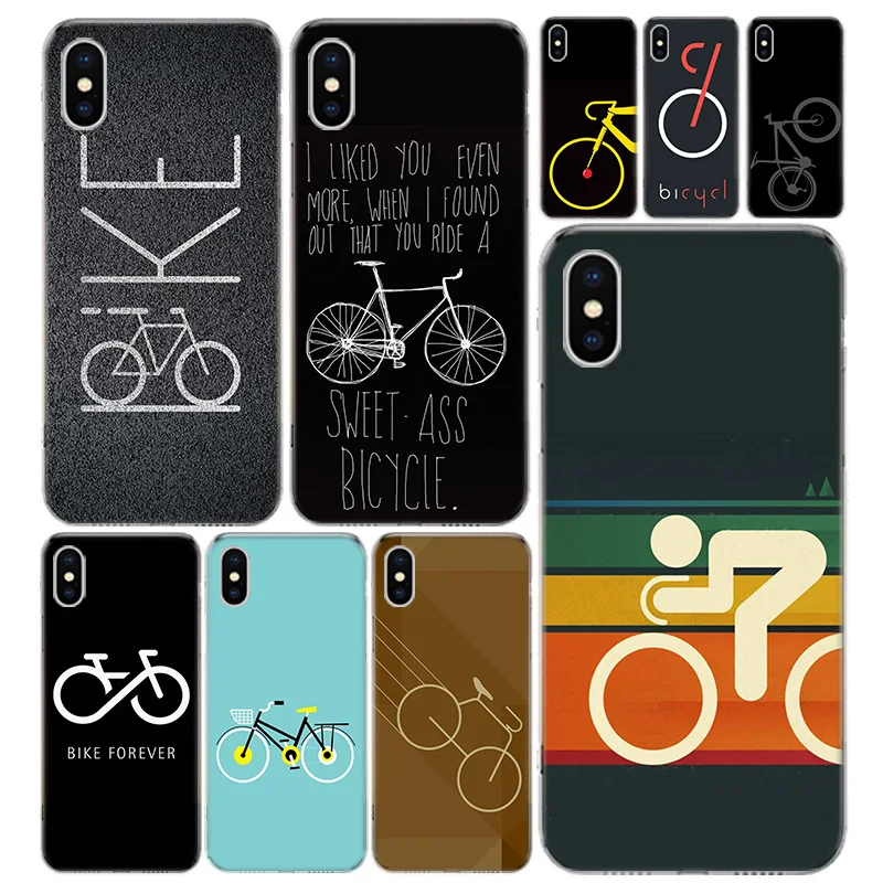 

Bicycle Bike Sport Coqu Phone Case Cover For iPhone 14 13 11 Pro 12 Mini 7 8 6 6S Plus + XR X XS MAX SE 5 5S Art Customized