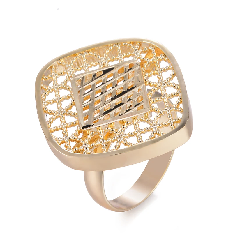 Wando кольца золотого цвета для женщин и мужчин свадебные ювелирные изделия кольцо