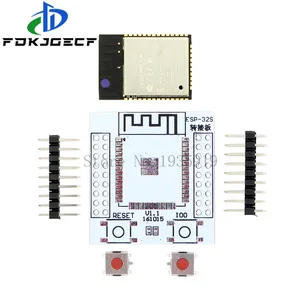 ESP-32S ESP-WROOM-32 ESP32 ESP-32 Bluetooth and WIFI Dual Core CPU with Low Power Consumption MCU ESP-32 +ESP-32S Adapter Board