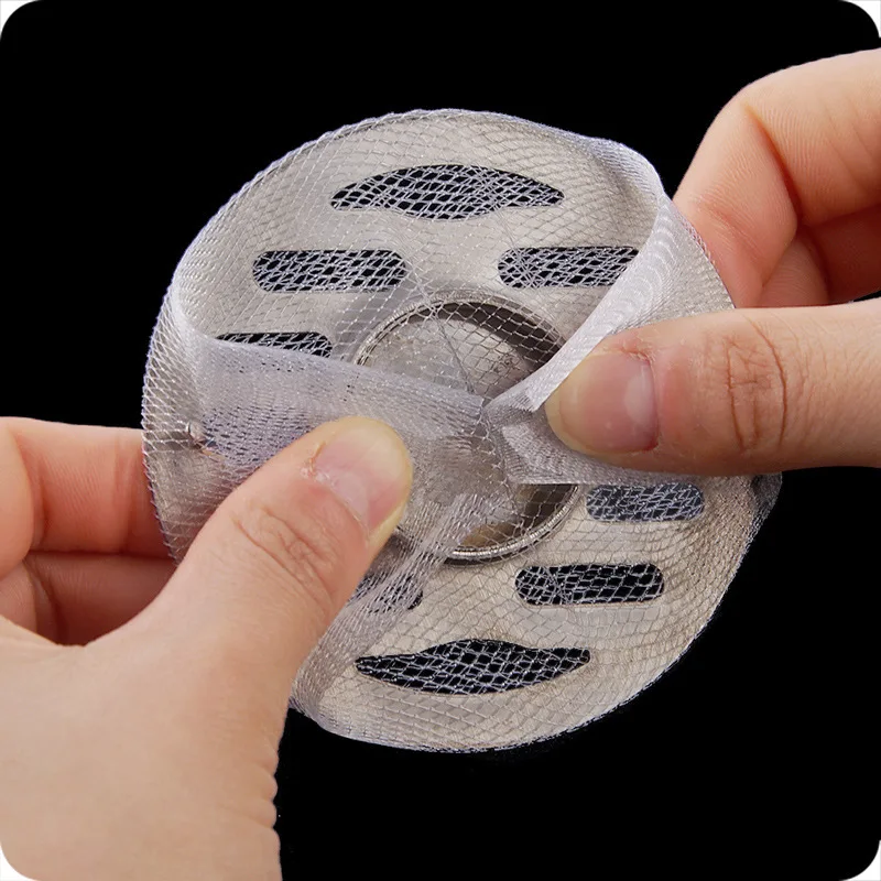 Фильтр для слива пола в ванной комнате и туалете 100 шт. фильтр с защитой от засоров