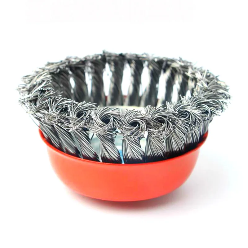 4 шт 75 мм Стальная проволока сеточный полировальный круг Замена полировальная